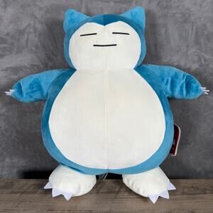 Pokémon Snorlax Plush Approx 16” Blue Cream Jazwares Official NWT 2025